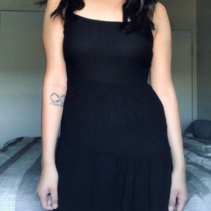 H&M gauze little black dress